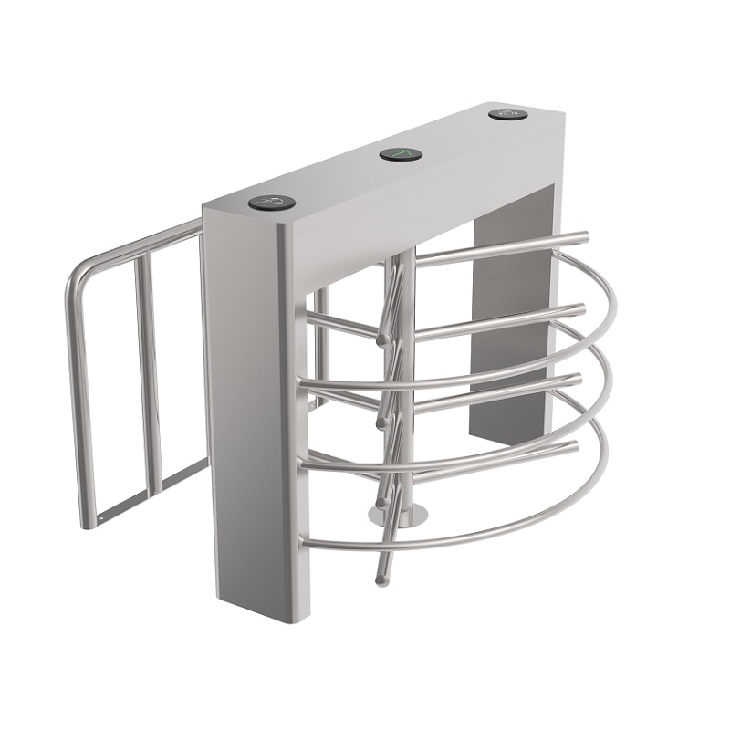 Half height turnstile door access system