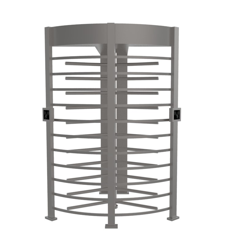 Full height barrier gate turnstile counter