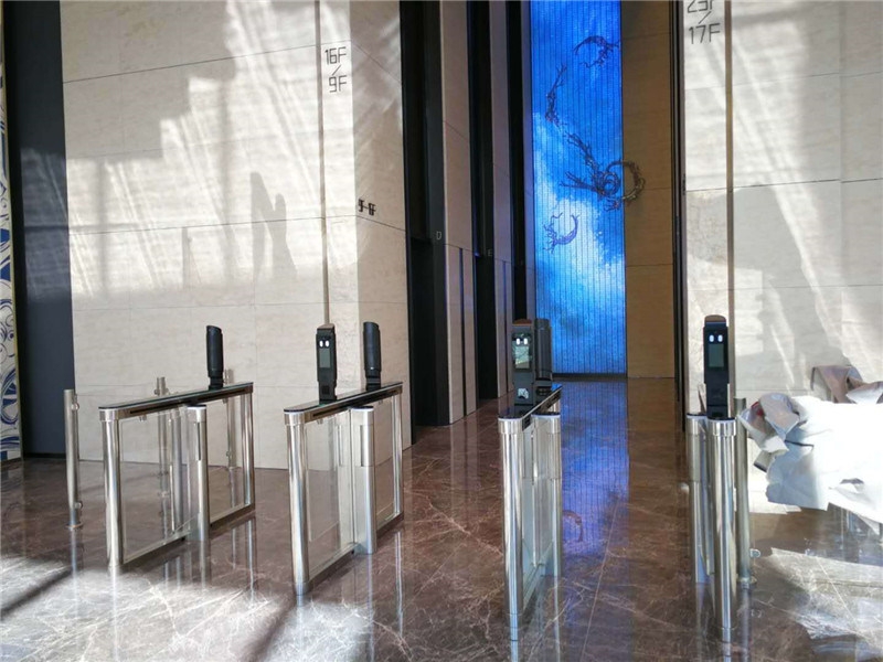 Access control qr code reader speed gate