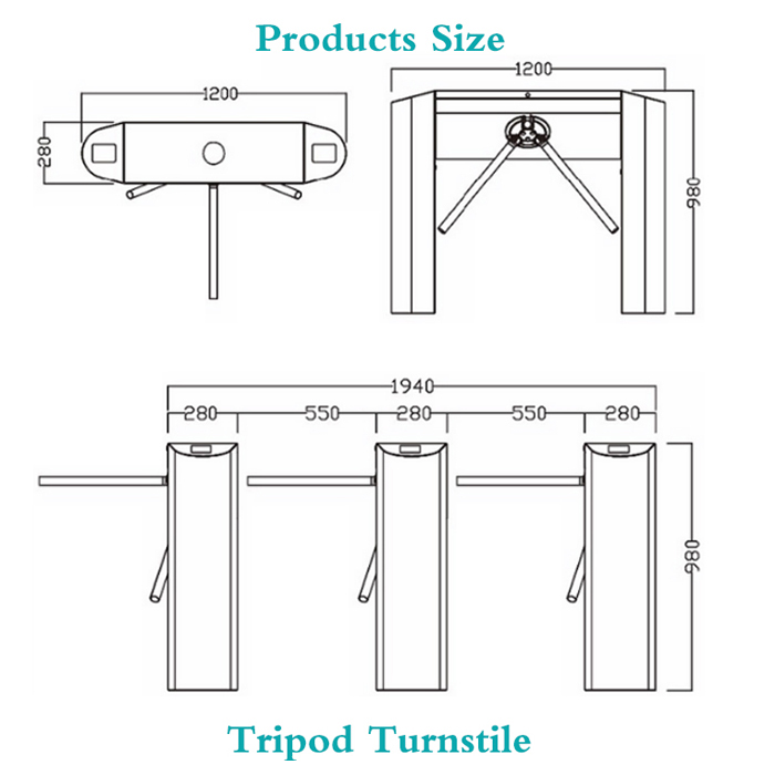 Half height turnstile 
