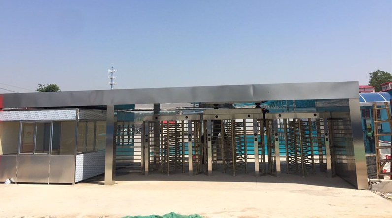 construction entrance turnstile gate 