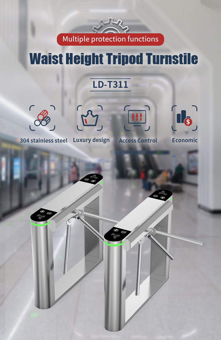 Waist High Tripod Turnstile