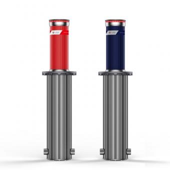 Automatic retractable parking bollards