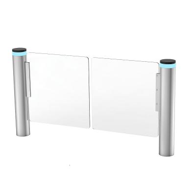 Cylindrical Glass Swing Gate