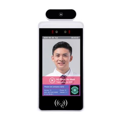 face recognition temperature scanning camera