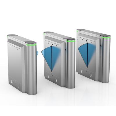 Pedestrian flap barrier wing gate