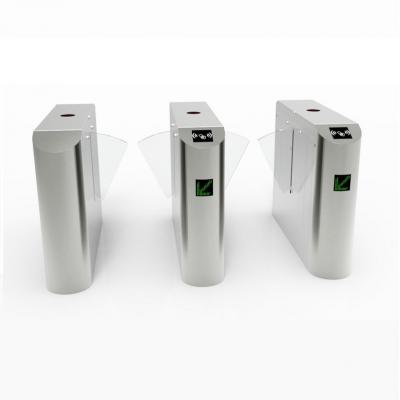 Biometric flap barrier gate