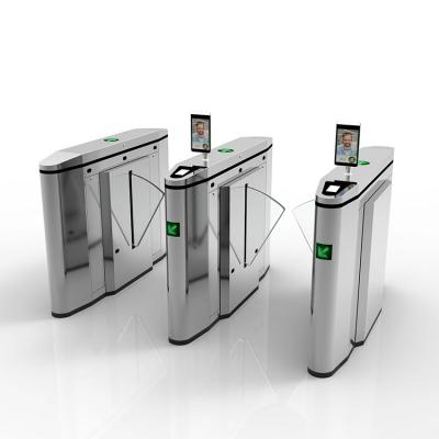 Optical flap barrier turnstiles