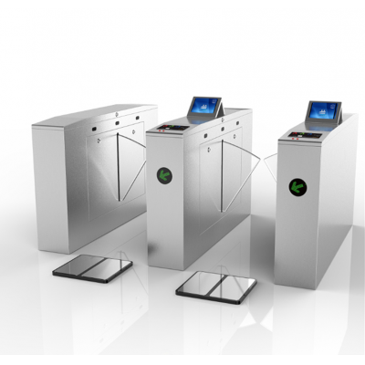 ESD access control speed gate flap barrier