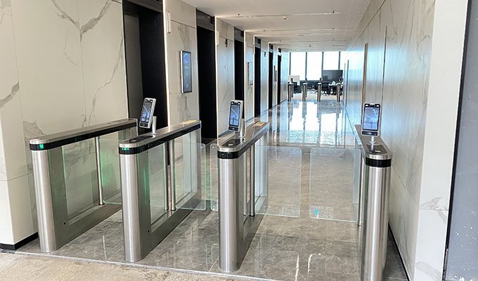 LD-B504 Swing Turnstile Gate - Shenzhen Bay Innovation & Technology Centre
