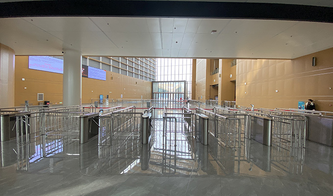 LD-T310 Luxury Tripod Turnstile installed in Governmental Affairs Office